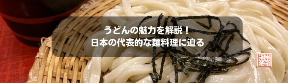 うどんの魅力を解説！日本の代表的な麺料理に迫る