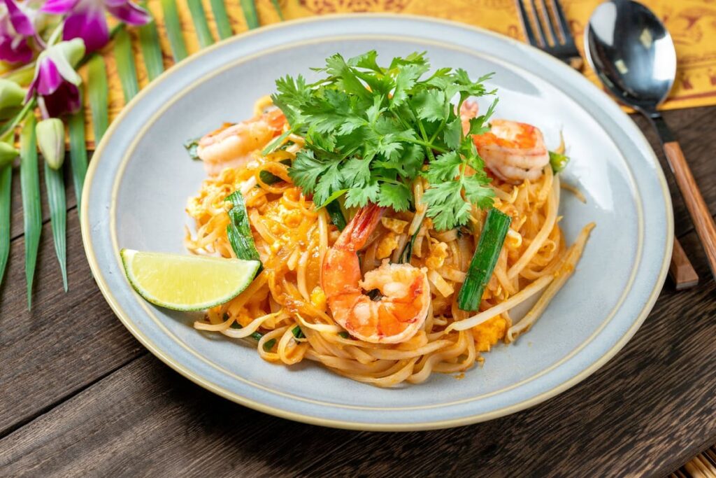 パクチーと相性の良い食材 パスタ料理の例