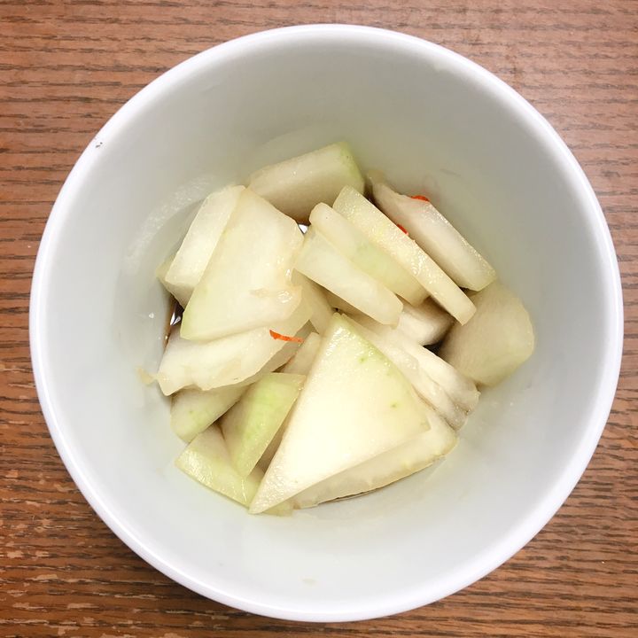白瓜の浅漬け