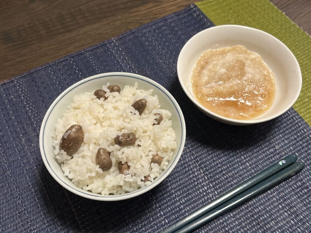 むかごご飯ととろろ汁｜山の恵みを味わう組み合わせ