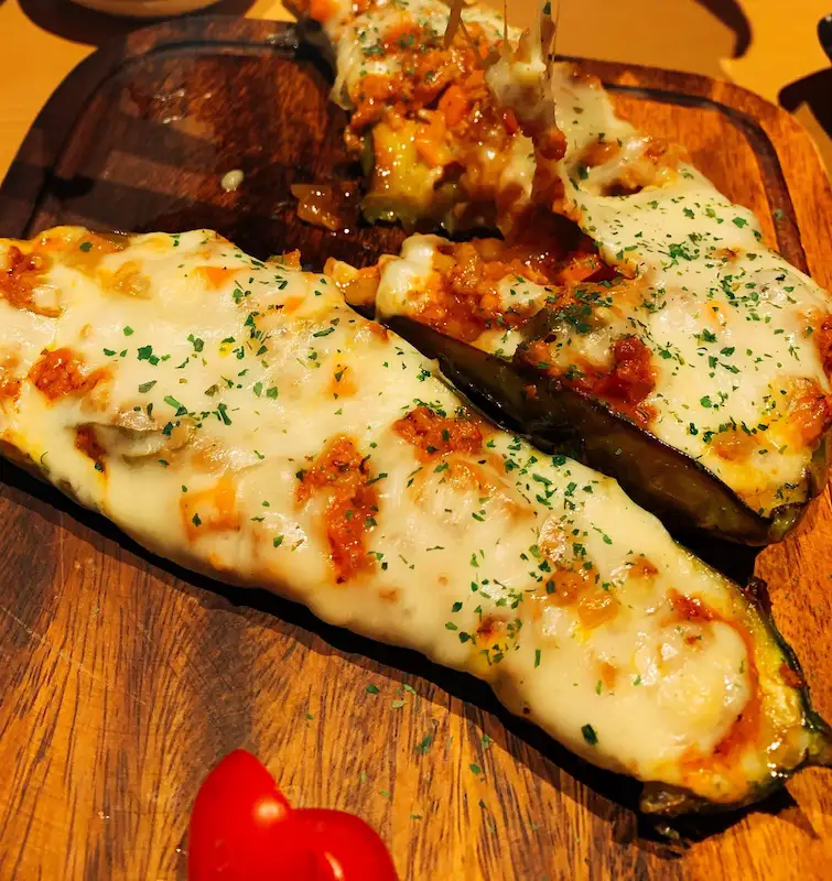 ナスの田楽チーズ焼き