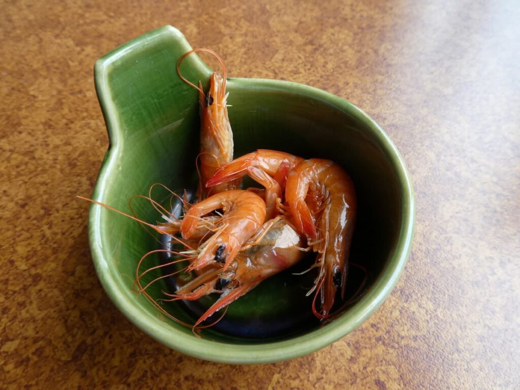 川海老の煮物｜大豆や山椒と一緒に煮込んだ料理