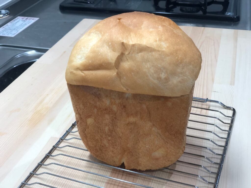 魔法庵の食パンミックスで問題なく成立したアレンジの焼き上がり例