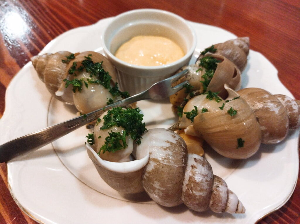 白バイガイの白ワイン蒸し（上品な仕上がり）