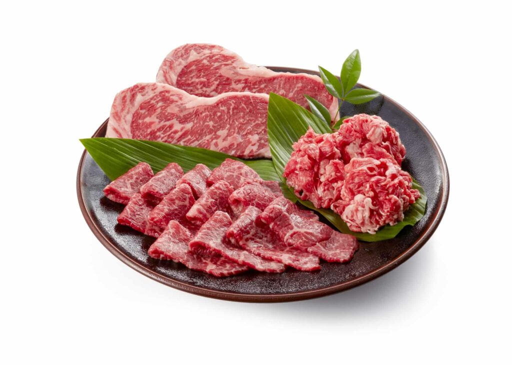 牛肉の部位別盛り合わせ(生)|サーロイン・ヒレ・肩ロースなど多彩な部位