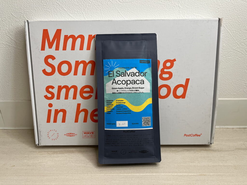 エルサルバドル「アコパカ」コーヒーのパッケージ写真