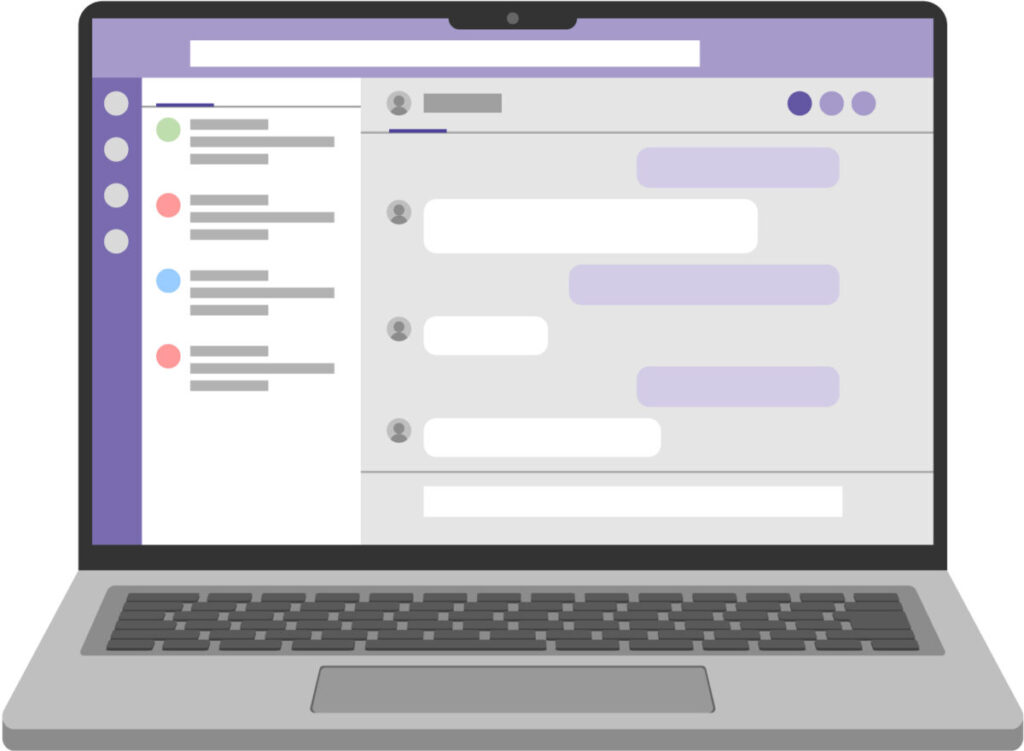 Oisixの定期便システムに戸惑う様子を表したパソコン画面のイラスト
