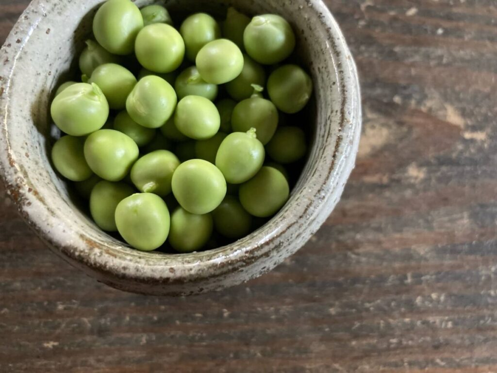 グリンピース(豆類)|食物繊維が多い食品の代表例