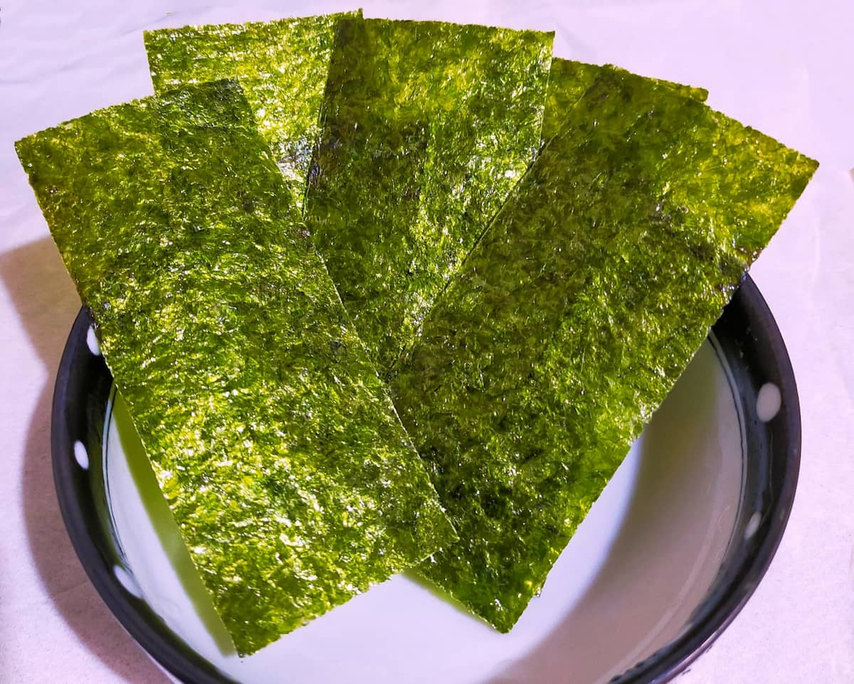 味付け海苔の写真|藻類のビタミンKランキング