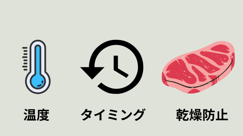 BQ前の失敗しない準備3つ:肉の温度、味付けのタイミング、乾燥防止