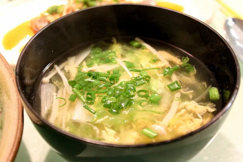赤魚の煮付けに合う汁物:かきたま汁