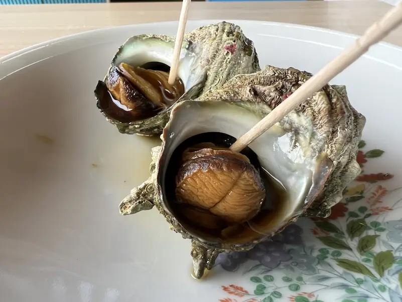 ８月の絶品魚介「サザエ」