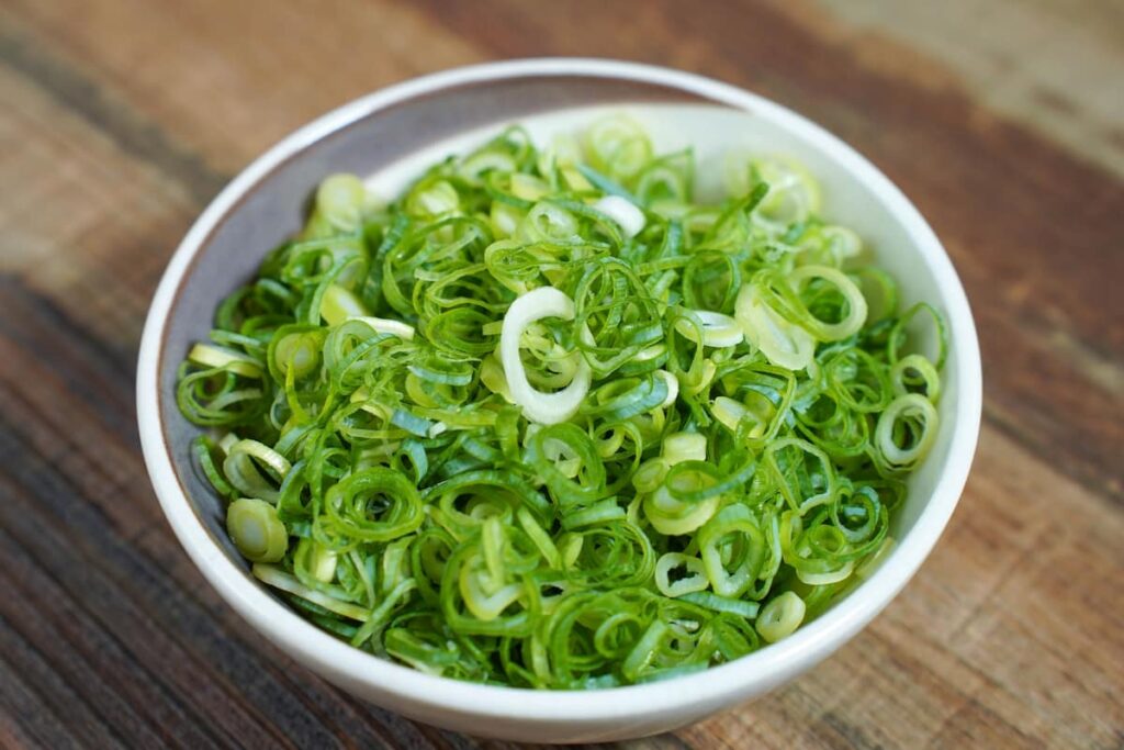 鯛しゃぶの薬味｜刻みねぎ