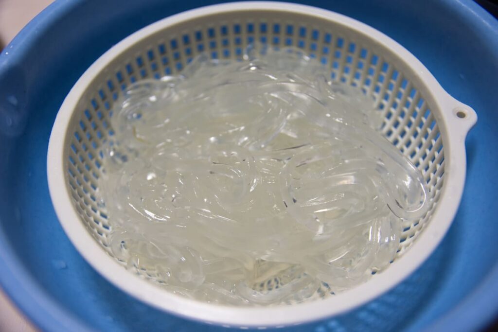 鯛しゃぶの具材｜葛切り