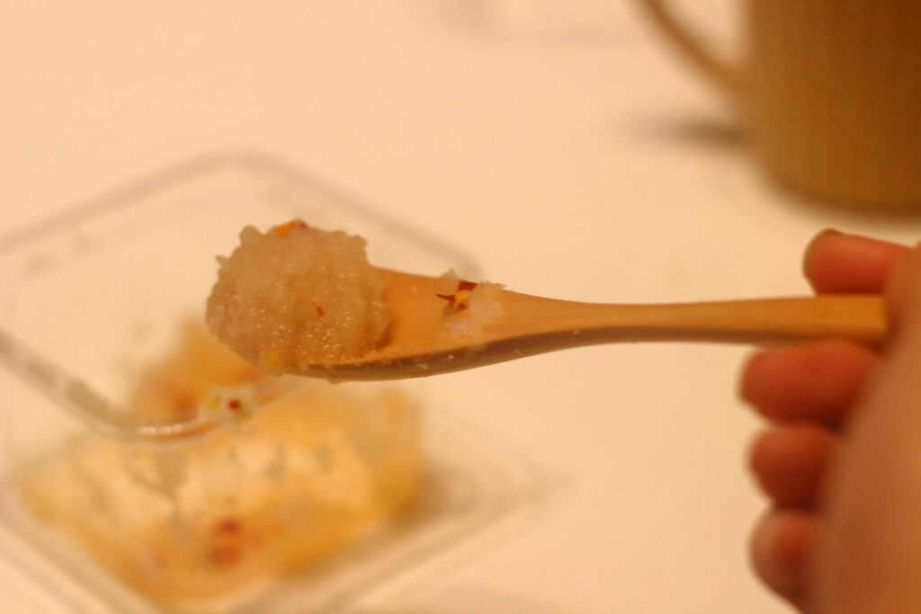 鯛しゃぶの薬味｜もみじおろし