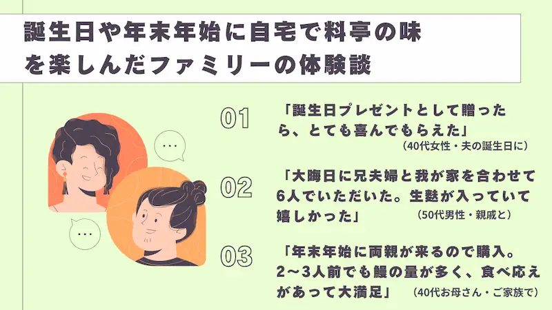 誕生日や年末年始に自宅で料亭の味を楽しんだファミリーの高級魚しゃぶしゃぶ体験談・評判