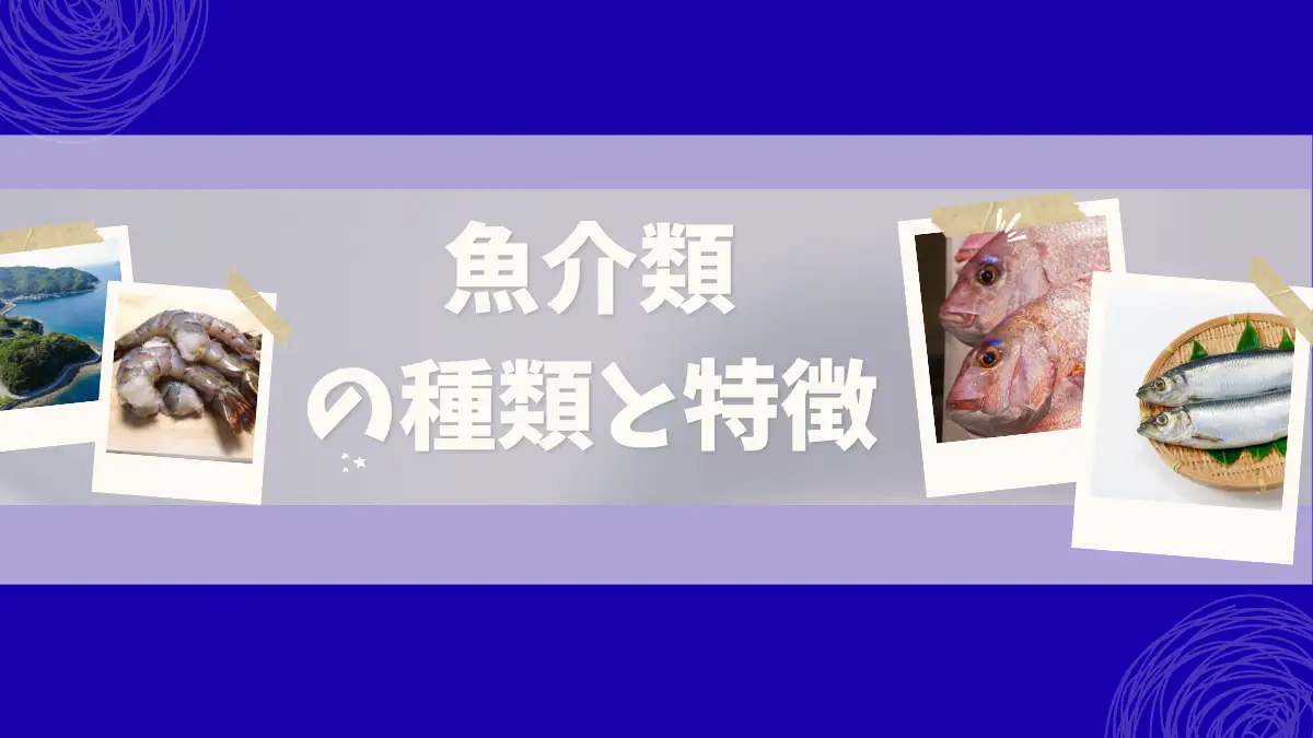 調理師が教える魚介類の名前・種類一覧表｜旬の時期と美味しい食べ方