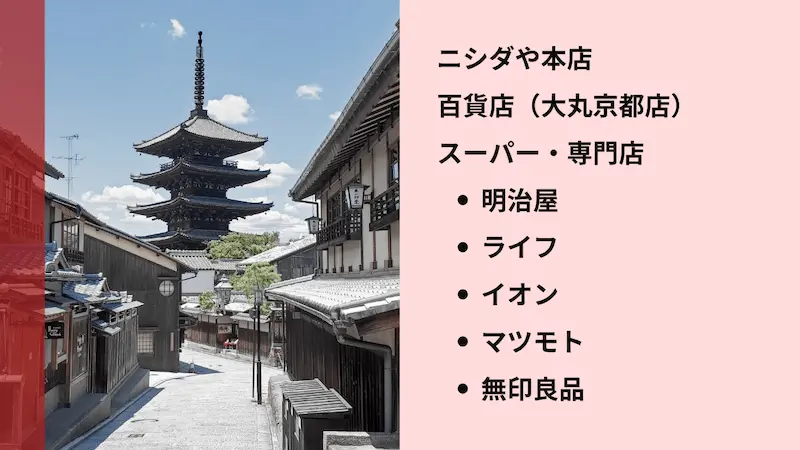 京都らしい写真とおらがむら漬け京都の販売店一覧